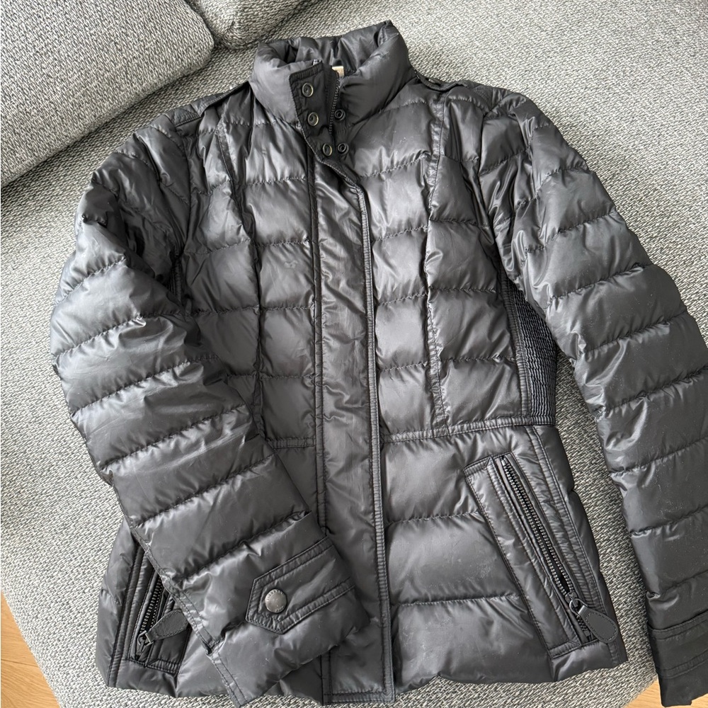 Burberry Brit Black Dalesbury Quilted Puffer Jacket P Xs